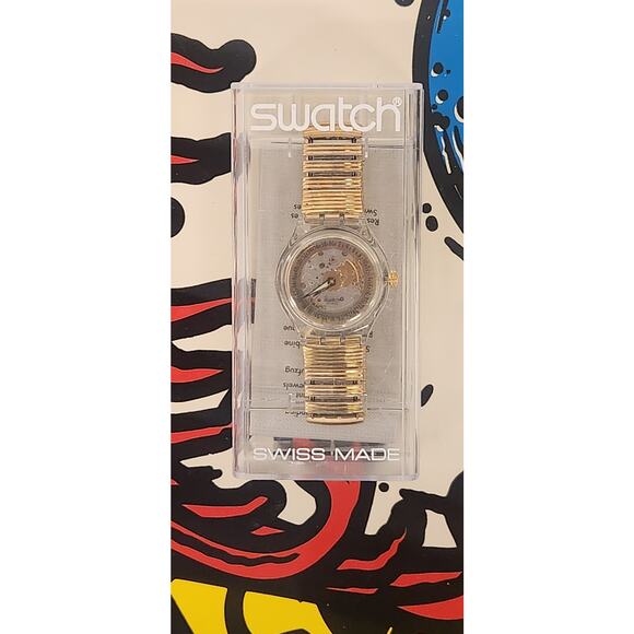 Swatch watch GOLDEN SIXTIES SAK115 1995 Automatic 23 Jewels Swiss made NOS - Picture 8 of 10